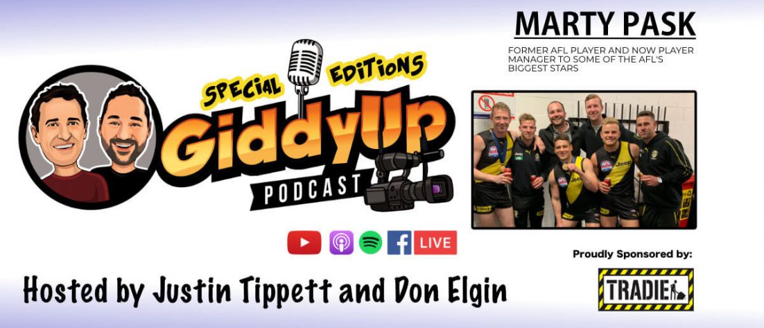 Giddy Up Podcast with Marty Pask AFL Player Manager